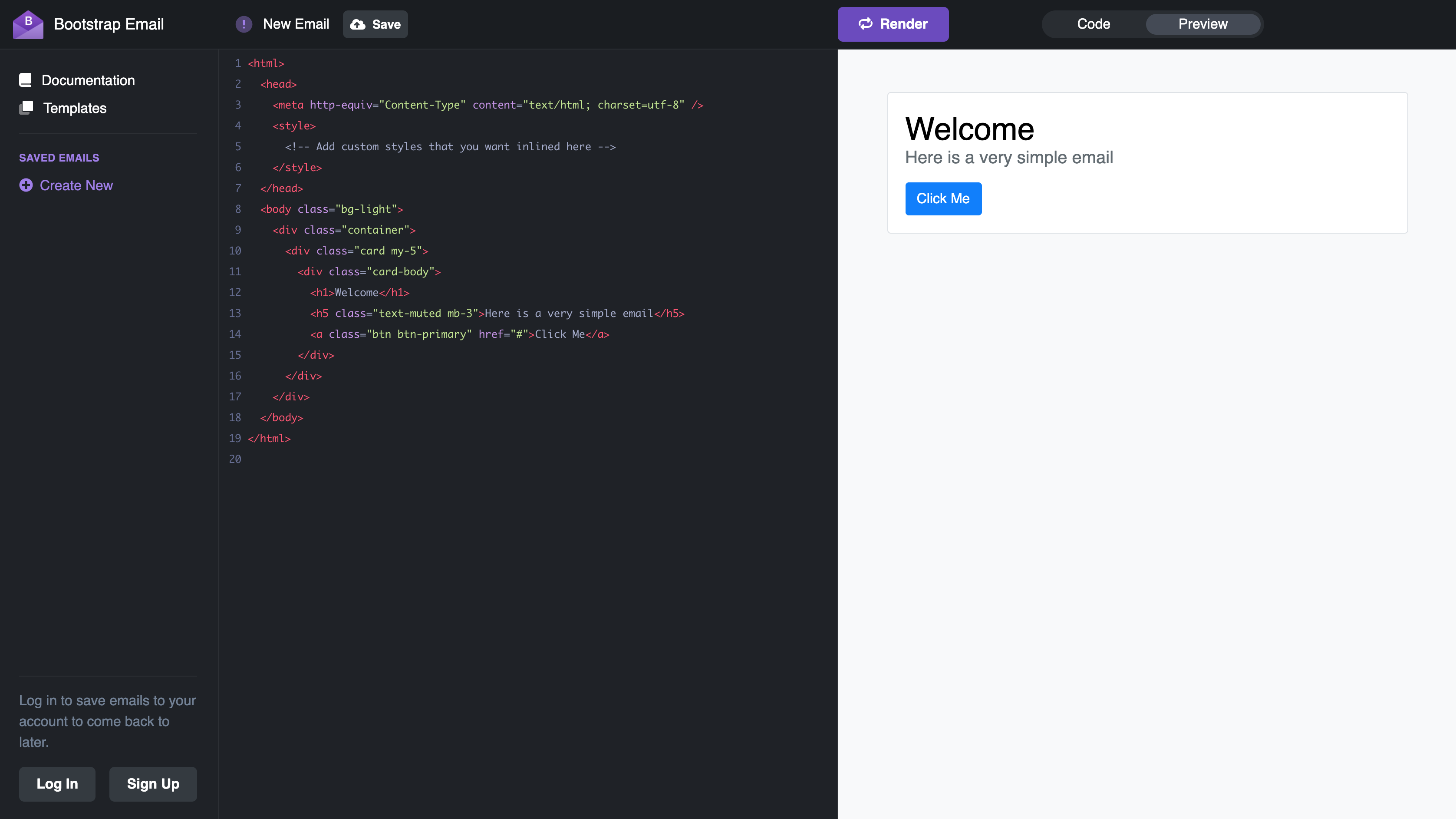 Bootstrap Email Editor